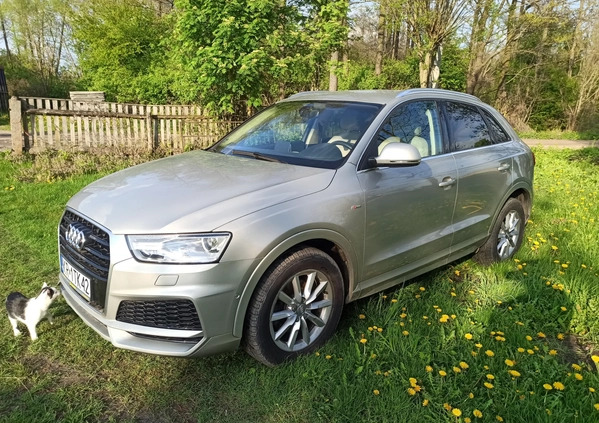 Audi Q3 cena 89000 przebieg: 56645, rok produkcji 2017 z Tykocin małe 92